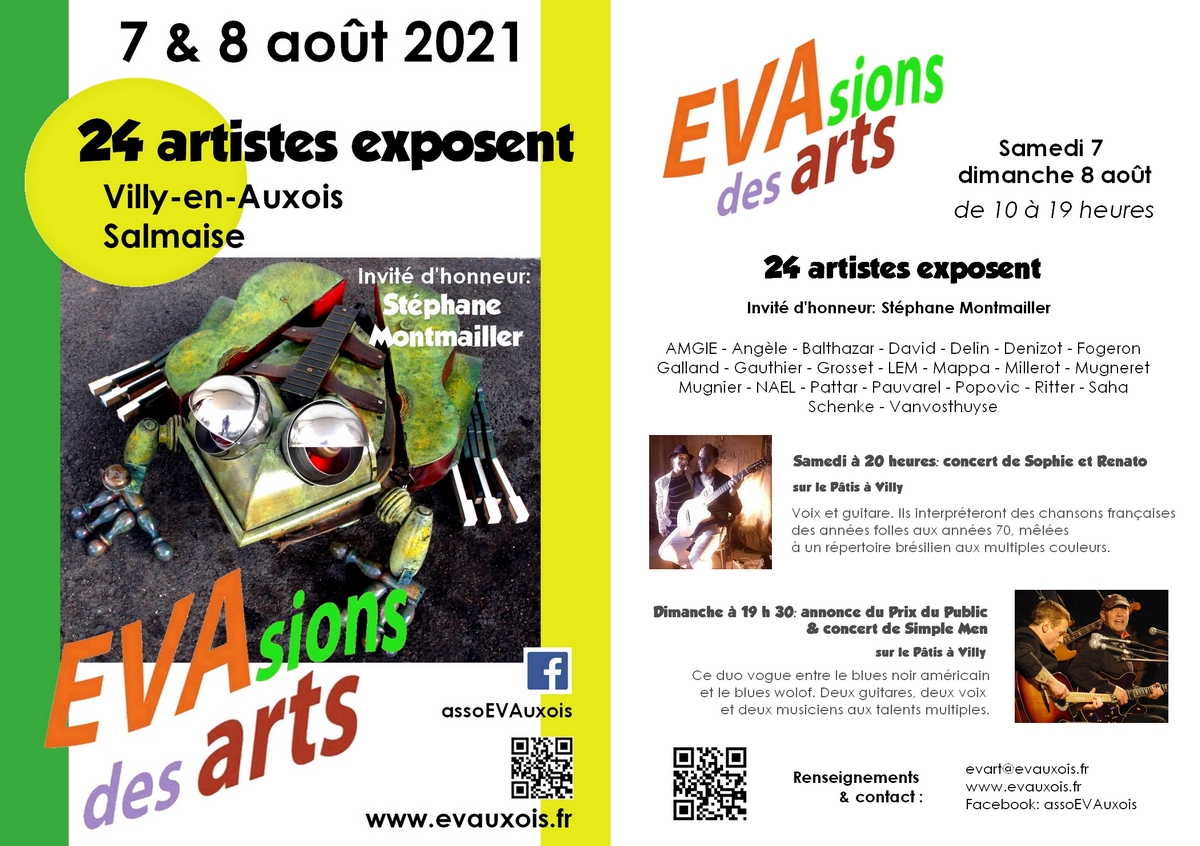 programme evasions des arts villy en auxois